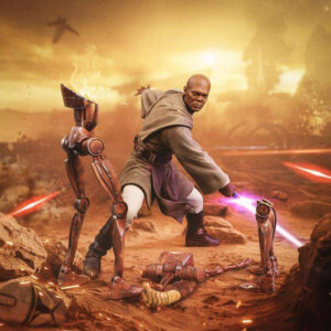 Star wars mace windu 1/10 statue