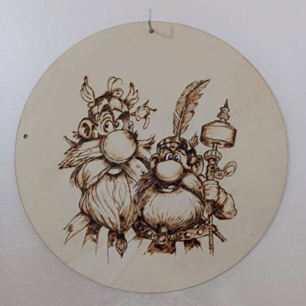 Pirografia Guerrieri Galli Cartoon