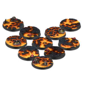 30mm Red Caps Scenery Bases, Alpha Series